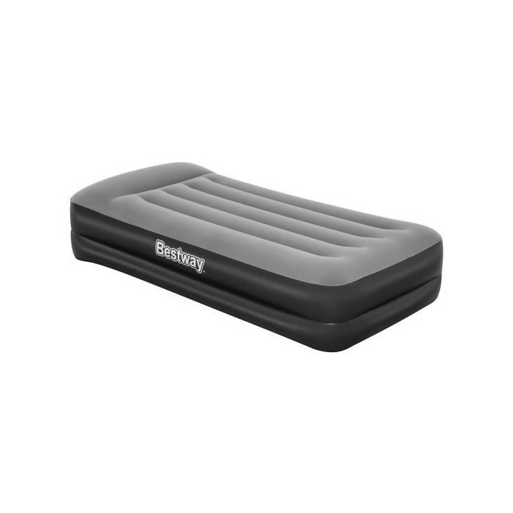 Lit gonflable - BESTWAY - Tritech 1P - 1 place - 191x97x46 cm avec pompe électrique intégrée Lit gonflable - BESTWAY - Tritech 1P - 1 place - 191x97x46 cm avec pompe électrique intégrée