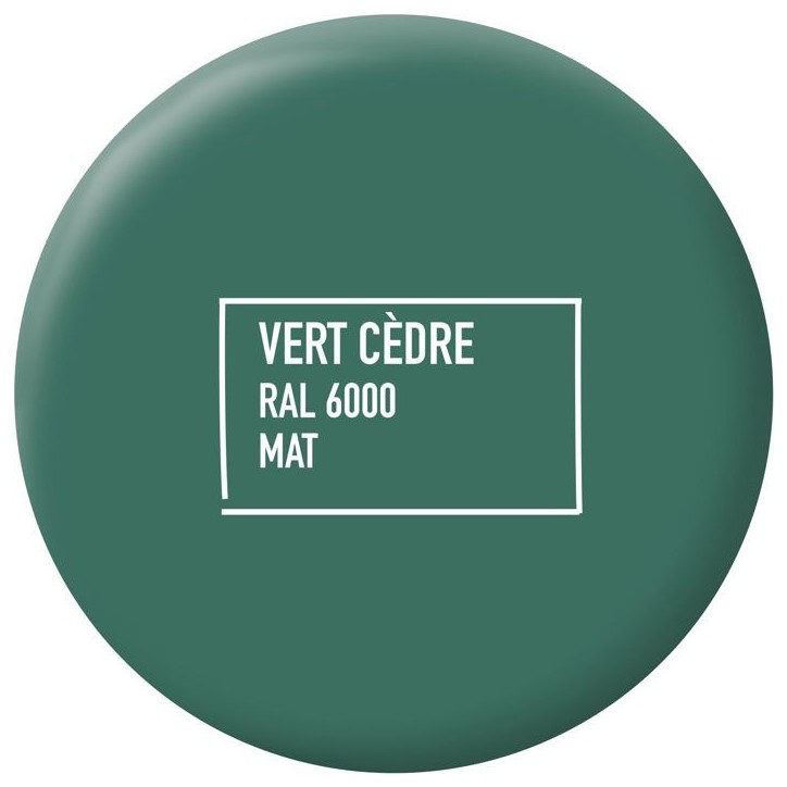 Peinture multi-supports - Vert cedre - RAL 6000 - Mat - Ripolin - 2L Peinture multi-supports - Vert cedre - RAL 6000 - Mat - Ripolin - 2L