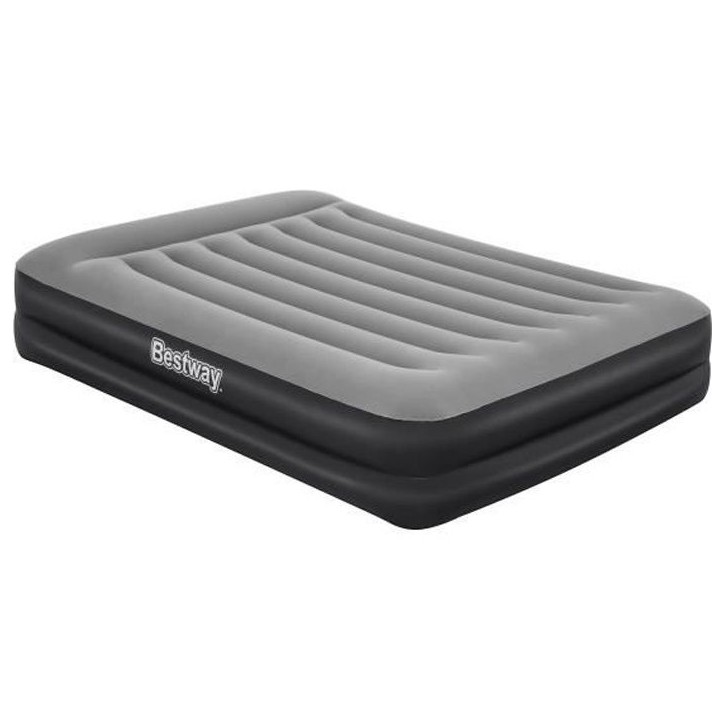 Lit gonflable - BESTWAY - Tritech 2P - 2 places - 203x152x46 cm avec pompe électrique intégrée Lit gonflable - BESTWAY - Tritech 2P - 2 places - 203x152x46 cm avec pompe électrique intégrée