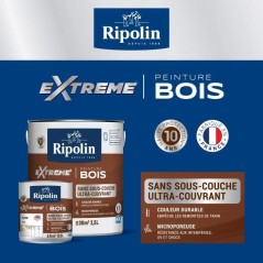 RIPOLIN Peinture Bois Satin Haute Protection 10 ans qui Protege et Mag