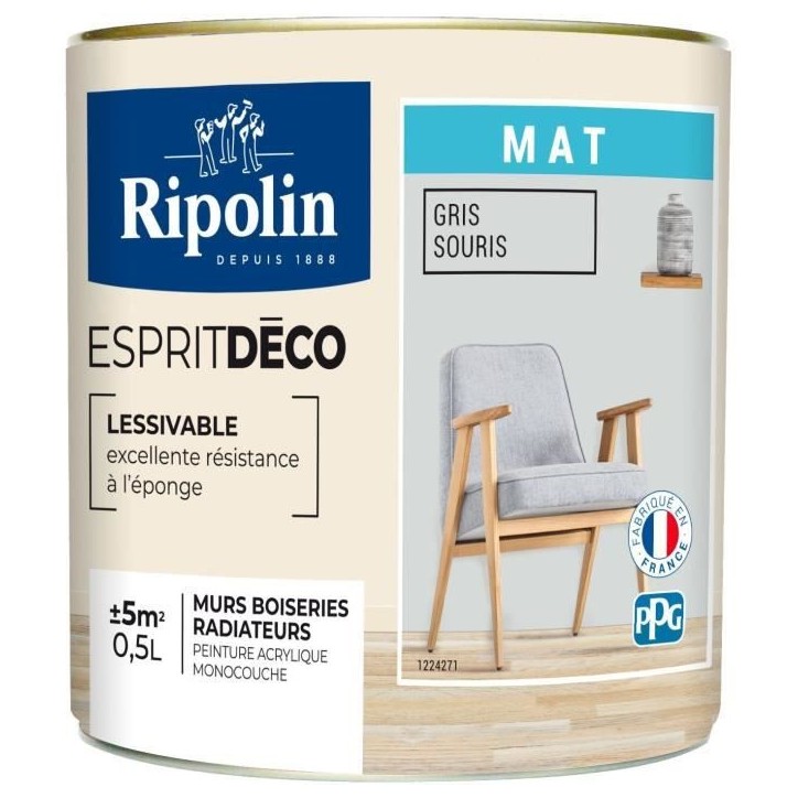 RIPOLIN PROTECTION EXTREME SOL GRIS BETON RAL 70 SATIN 2,5 L RIPOLIN PROTECTION EXTREME SOL GRIS BETON RAL 70 SATIN 2,5 L