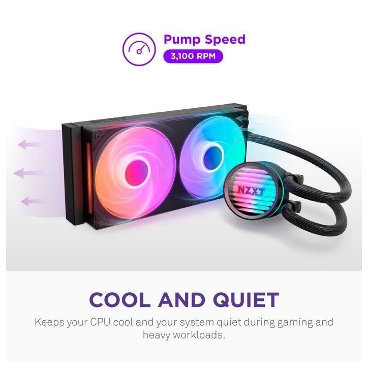 NZXT - Kraken Core RGB - RL-KR36C-B1 - Watercooling - 360mm NZXT - Kraken Core RGB - RL-KR36C-B1 - Watercooling - 360mm