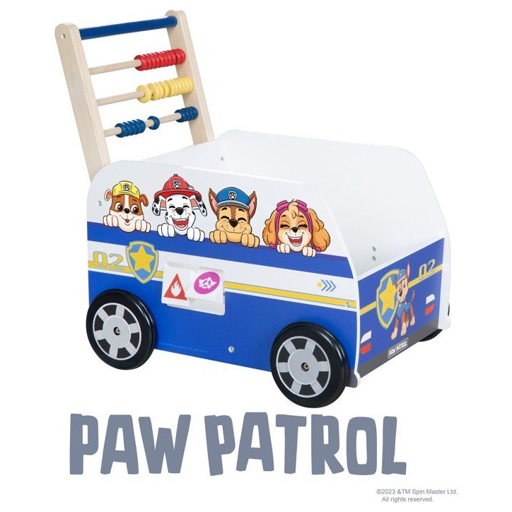 Chariot de marche multifonction - ROBA - Pat'Patrouille - Avec centre d'activités en forme de bus - Bleu Chariot de marche multifonction - ROBA - Pat'Patrouille - Avec centre d'activités en forme de bus - Bleu