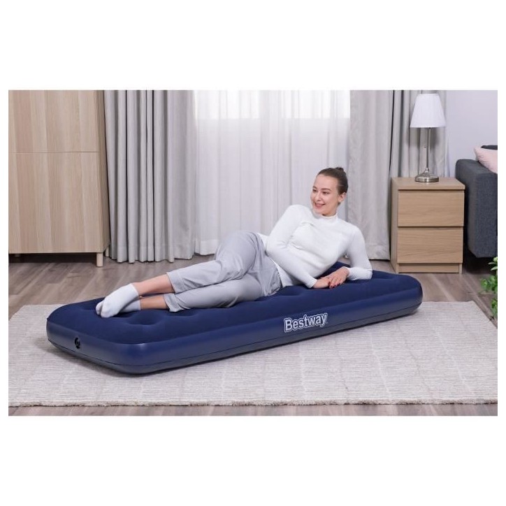 Matelas gonflable camping - BESTWAY - 1 place - 185 x 76 x 22 cm