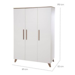 Chambre bébé complete : Lit évolutif 70 x 140 cm + commode a langer