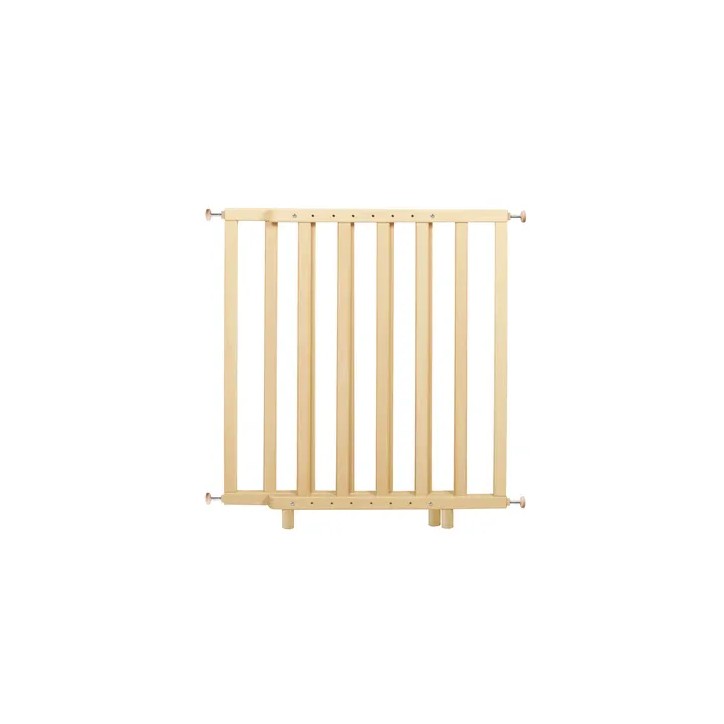 Barriere de sécurité bébé - ROBA - Pour porte et escalier - De 62 a 105 cm - Bois naturel