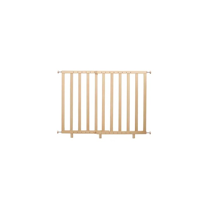 Barriere de sécurité bébé - ROBA - Pour porte et escalier - De 62 a 105 cm - Bois naturel