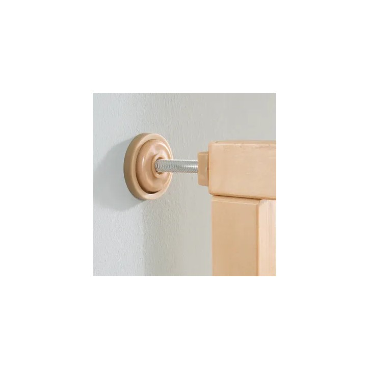 Barriere de sécurité bébé - ROBA - Pour porte et escalier - De 62 a 105 cm - Bois naturel