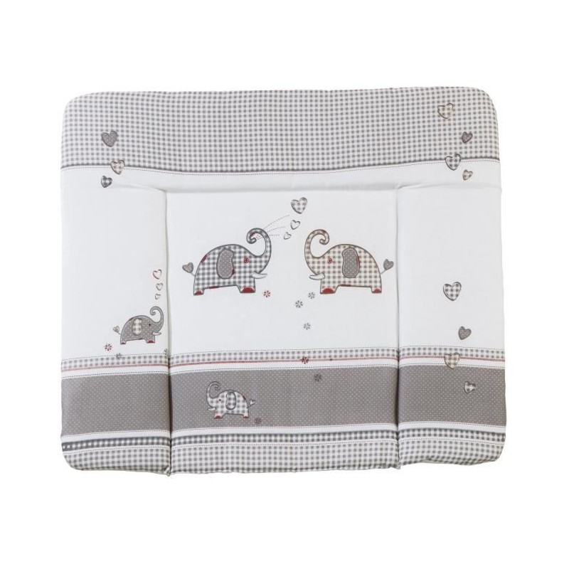 Matelas a langer - ROBA - JUMBOTWINS - 85 x 75 cm - Gris