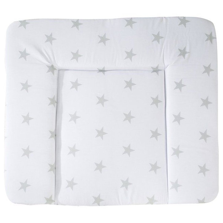 Matelas a langer - ROBA - LITTLE STARS - 85 x 75 cm - Blanc étoiles grises Matelas a langer - ROBA - LITTLE STARS - 85 x 75 cm - Blanc étoiles grises