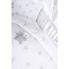 Matelas a langer - ROBA - LITTLE STARS - 85 x 75 cm - Blanc étoiles g