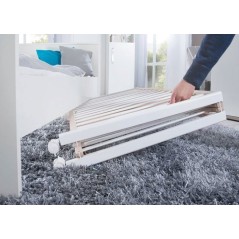 Lit bébé pliant - 60 x 120 cm - ROBA - FOLD UP - Roulettes - Bois /