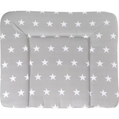 Matelas a langer - ROBA - LITTLE STARS - 85 x 75 cm - Gris étoiles bl