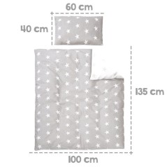 Lit bébé évolutif - 70 x 140 cm - ROBA - LITTLE STARS - Avec access