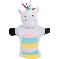 Set de 4 marionnettes a main - ROBA - Fée enchanteresse, Licorne en p