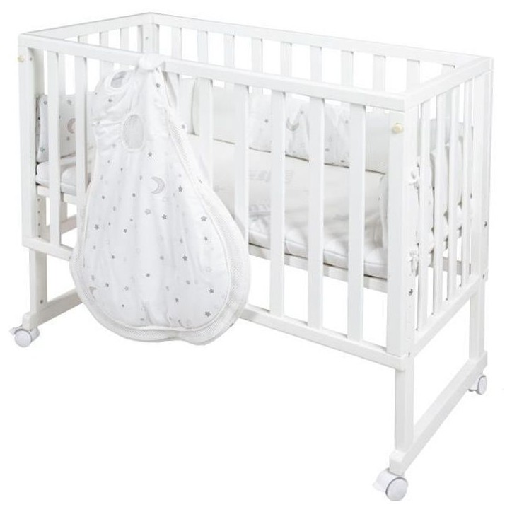 Berceau cododo 3-en-1 - ROBA - SAFE ASLEEP - Equipement 'Sternenzauber' inclus - Blanc Berceau cododo 3-en-1 - ROBA - SAFE ASLEEP - Equipement 'Sternenzauber' inclus - Blanc