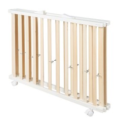 Parc bébé pliant - ROBA - 75 x 100 cm - Réglable en hauteur - Roule