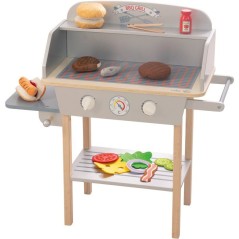 Cuisine barbecue pour enfant - ROBA - Bois massif - 14 accessoires - G