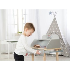 Cuisine barbecue pour enfant - ROBA - Bois massif - 14 accessoires - G