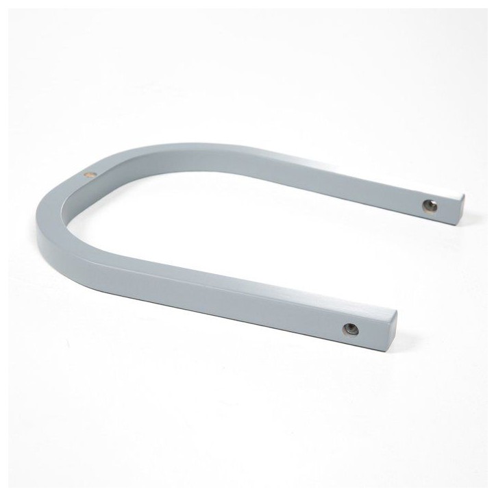 Cheval a bascule en bois - ROBA - Arceau de protection amovible - Blanc laqué Cheval a bascule en bois - ROBA - Arceau de protection amovible - Blanc laqué