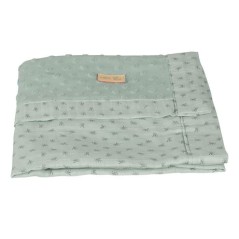 ROBA Couverture Bébé Bio Lil Planet 80x80 cm Certifié GOTS - Motif
