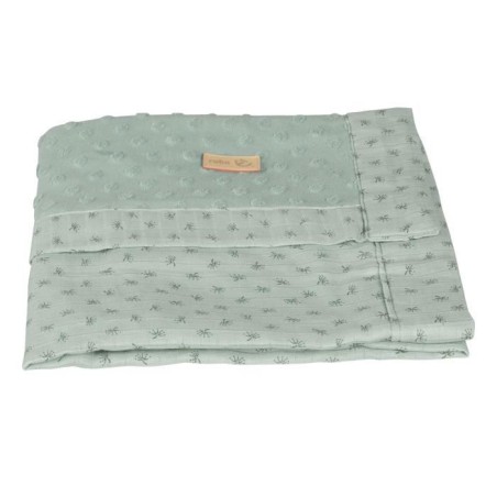 ROBA Couverture Bébé Bio Lil Planet 80x80 cm Certifié GOTS - Motif