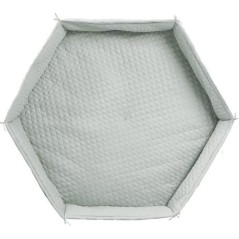 Tapis de parc bébé - ROBA - Pour parc hexagonal - Rembourré - Vert