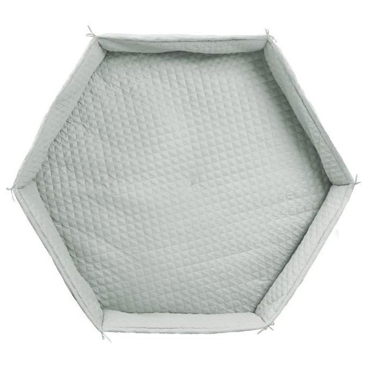 Tapis de parc bébé - ROBA - Pour parc hexagonal - Rembourré - Vert givré Tapis de parc bébé - ROBA - Pour parc hexagonal - Rembourré - Vert givré