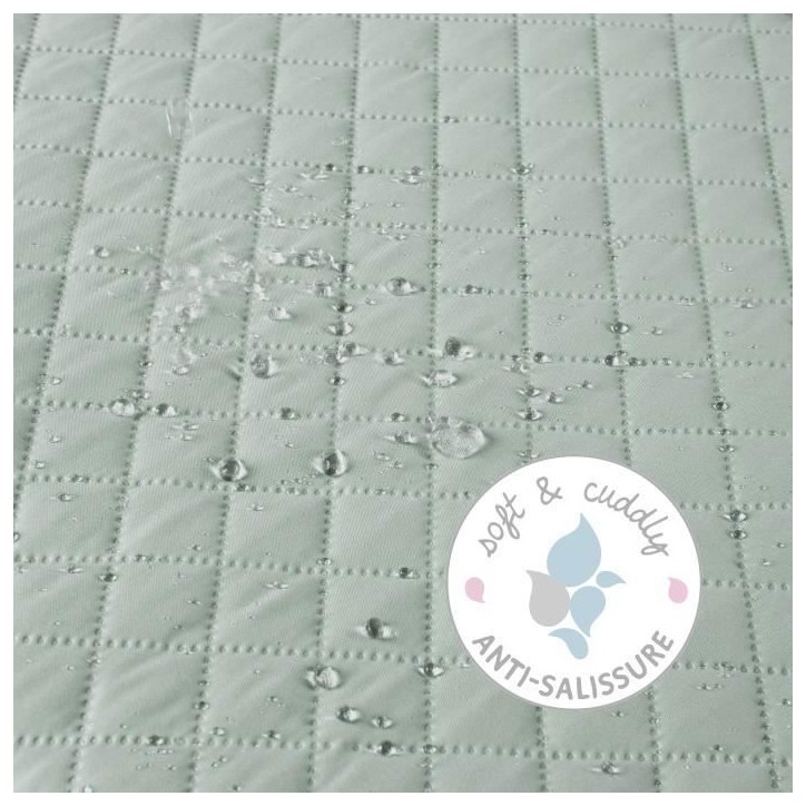 Tapis de parc bébé - ROBA - Pour parc hexagonal - Rembourré - Vert givré Tapis de parc bébé - ROBA - Pour parc hexagonal - Rembourré - Vert givré