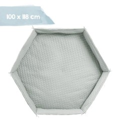 Tapis de parc bébé - ROBA - Pour parc hexagonal - Rembourré - Vert