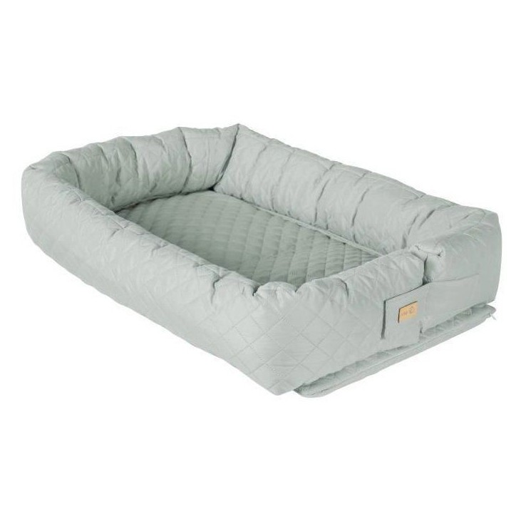 Nid d'ange 3-en-1 - ROBA - Lit de voyage, tour de lit ou matelas a langer - Vert givré Nid d'ange 3-en-1 - ROBA - Lit de voyage, tour de lit ou matelas a langer - Vert givré