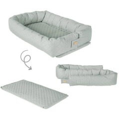 Nid d'ange 3-en-1 - ROBA - Lit de voyage, tour de lit ou matelas a lan