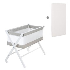 Berceau Cododo Pliable - ROBA - Toile et maille - Matelas et roulettes