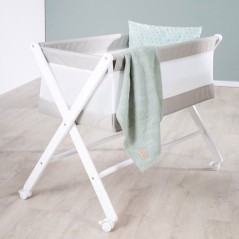 Berceau Cododo Pliable - ROBA - Toile et maille - Matelas et roulettes