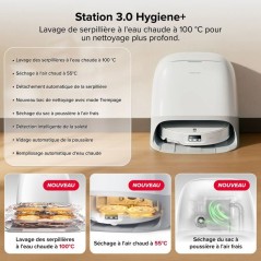 Aspirateur Robot Laveur - Roborock Qrevo Curv 2 ProX - Autonomie 180 m