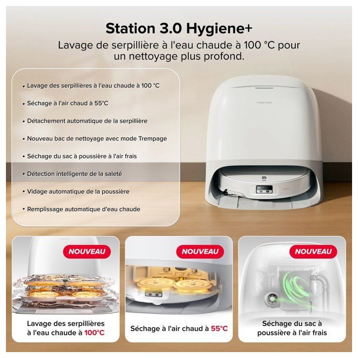 Aspirateur Robot Laveur - Roborock Qrevo Curv 2 ProX - Autonomie 180 min - 25 000 Pa - Navigation LiDAR - Collecteur 470 ml Aspirateur Robot Laveur - Roborock Qrevo Curv 2 ProX - Autonomie 180 min - 25 000 Pa - Navigation LiDAR - Collecteur 470 ml