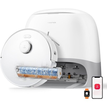 ROBOROCK Qrevo Curv 2 FlowX - Aspirateur Robot Laveur - 20.000 Pa - Ne