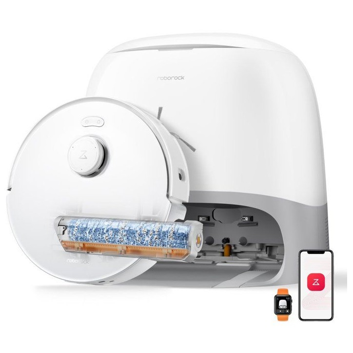 ROBOROCK Qrevo Curv 2 FlowX - Aspirateur Robot Laveur - 20.000 Pa - Nettoyage SpiraFlow - Double Anti-Enchevetrement ROBOROCK Qrevo Curv 2 FlowX - Aspirateur Robot Laveur - 20.000 Pa - Nettoyage SpiraFlow - Double Anti-Enchevetrement