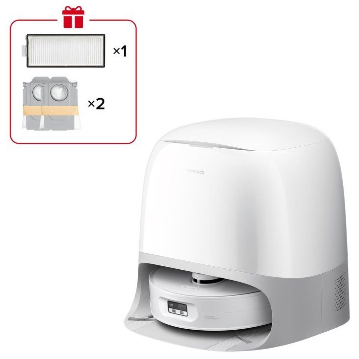 ROBOROCK Qrevo Curv 2 FlowX - Aspirateur Robot Laveur - 20.000 Pa - Nettoyage SpiraFlow - Double Anti-Enchevetrement ROBOROCK Qrevo Curv 2 FlowX - Aspirateur Robot Laveur - 20.000 Pa - Nettoyage SpiraFlow - Double Anti-Enchevetrement