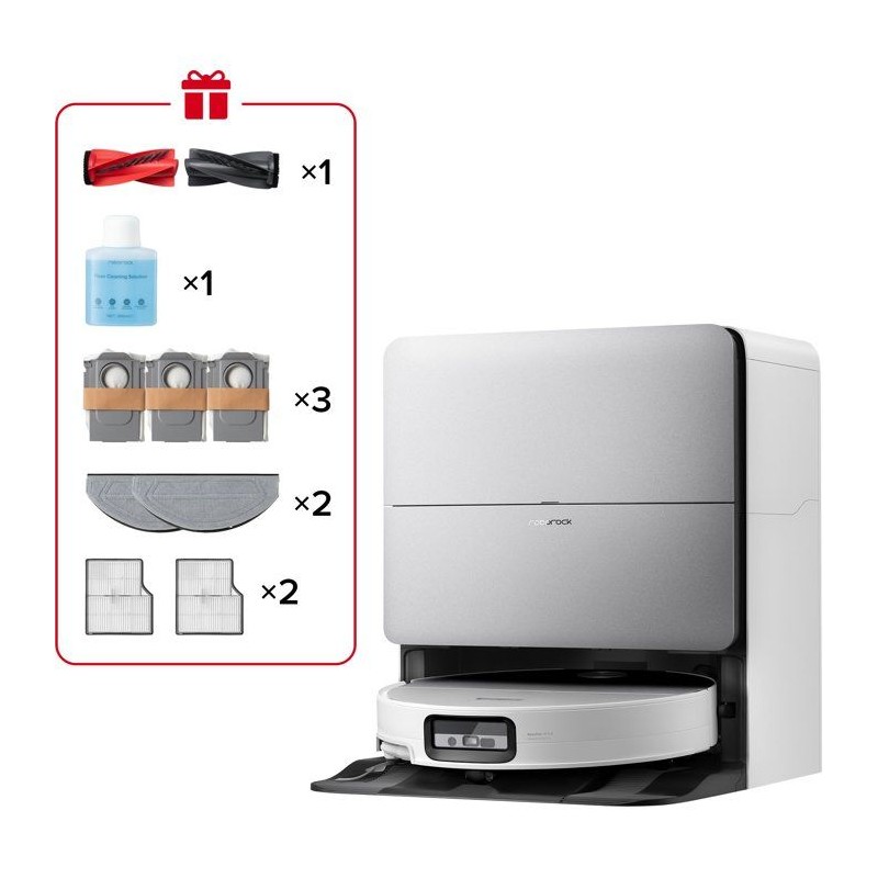 ROBOROCK SAROS 20 SONIC COMPLETE - Aspirateur Robot Laveur - 36.000 Pa