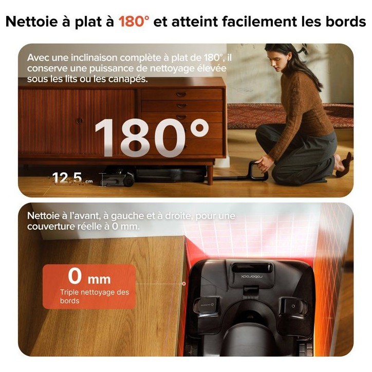ROBOROCK F25 ACE Pro - Aspirateur Laveur sans Fil - 25000Pa - JetFoaming Anti-Taches - Brosse Anti-Emmelement - Design 180° a P ROBOROCK F25 ACE Pro - Aspirateur Laveur sans Fil - 25000Pa - JetFoaming Anti-Taches - Brosse Anti-Emmelement - Design 180° a P