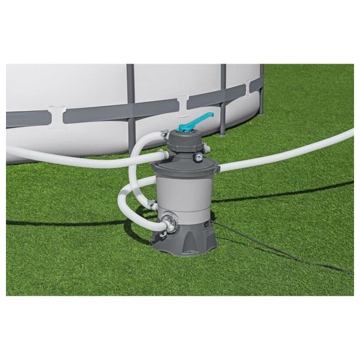 Filtre a sable / pompe de filtration pour piscine jusqu'a 18 m3- Bestway - 3 596 L/h - Avec préfiltre Filtre a sable / pompe de filtration pour piscine jusqu'a 18 m3- Bestway - 3 596 L/h - Avec préfiltre