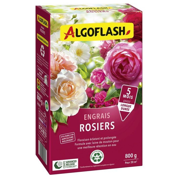 Engrais rosiers - ALGOFLASH - 800 g - UAB Engrais rosiers - ALGOFLASH - 800 g - UAB