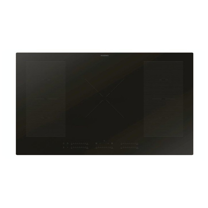 Plaque de cuisson induction ROSIERES RIFS954MCTT - Double flex + 1 zone 28cm - 5 foyers - 7400 W - L 90cm Plaque de cuisson induction ROSIERES RIFS954MCTT - Double flex + 1 zone 28cm - 5 foyers - 7400 W - L 90cm