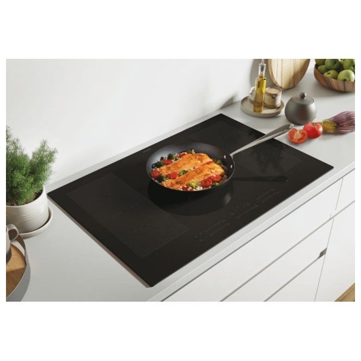 Plaque de cuisson induction ROSIERES RIFS954MCTT - Double flex + 1 zone 28cm - 5 foyers - 7400 W - L 90cm Plaque de cuisson induction ROSIERES RIFS954MCTT - Double flex + 1 zone 28cm - 5 foyers - 7400 W - L 90cm