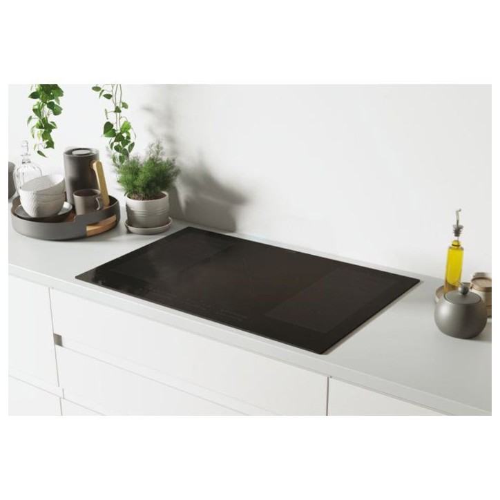 Plaque de cuisson induction ROSIERES RIFS954MCTT - Double flex + 1 zone 28cm - 5 foyers - 7400 W - L 90cm Plaque de cuisson induction ROSIERES RIFS954MCTT - Double flex + 1 zone 28cm - 5 foyers - 7400 W - L 90cm