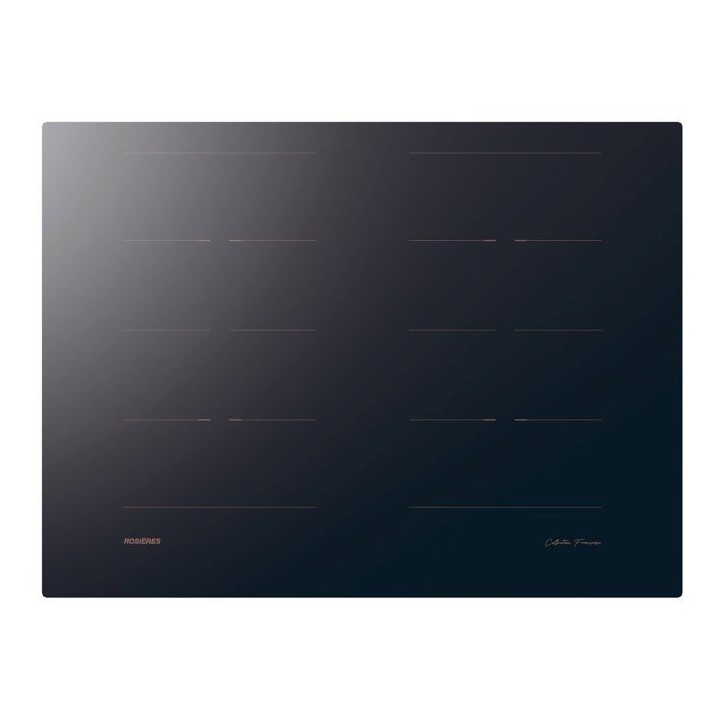 Plaque de cuisson induction ROSIERES RIFS744SCA - Double full zone - 4 foyers - 7400 W - L 70 cm - Fabrication française Plaque de cuisson induction ROSIERES RIFS744SCA - Double full zone - 4 foyers - 7400 W - L 70 cm - Fabrication française