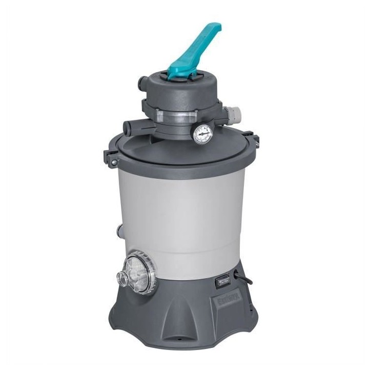 Filtre a sable / pompe de filtration pour piscine jusqu'a 18 m3- Bestway - 3 596 L/h - Avec préfiltre Filtre a sable / pompe de filtration pour piscine jusqu'a 18 m3- Bestway - 3 596 L/h - Avec préfiltre