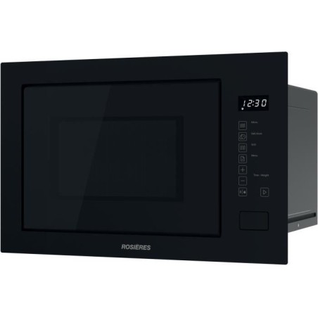 Micro-ondes Gril encastrable - ROSIERES - RO38FL7N25LWB - Noir - 25L -