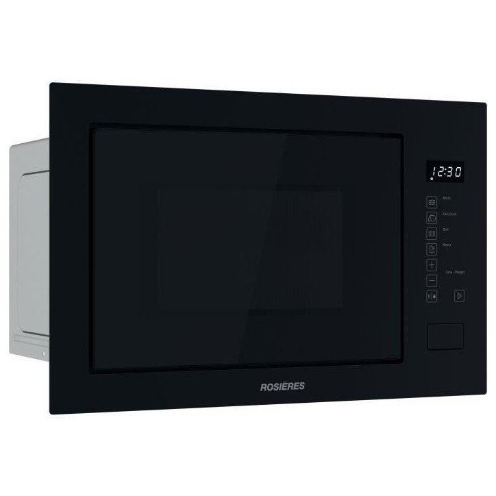 Micro-ondes Gril encastrable - ROSIERES - RO38FL7N25LWB - Noir - 25L - 59,5 x 36,8 x 38,5 cm Micro-ondes Gril encastrable - ROSIERES - RO38FL7N25LWB - Noir - 25L - 59,5 x 36,8 x 38,5 cm